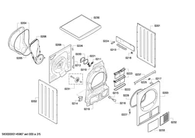 Door & Housing, Seals & Gaskets (0201-0237)