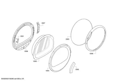 Door & Housing, Handles & Knobs (0301-0308)