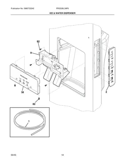 ICE & WATER DISPENSER