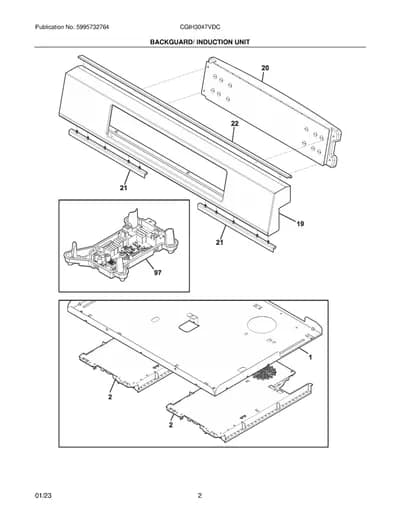 BACKGUARD/ INDUCTION UNIT