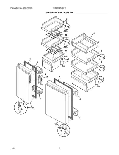 FREEZER DOORS / BASKETS