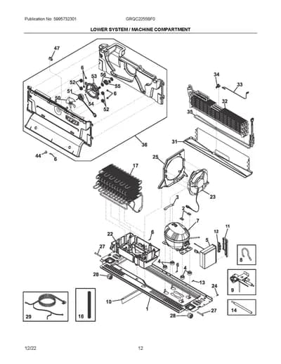 LOWER SYSTEM / MACHINE COMPARTMENT