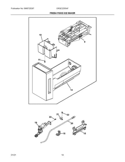 FRESH FOOD ICE MAKER