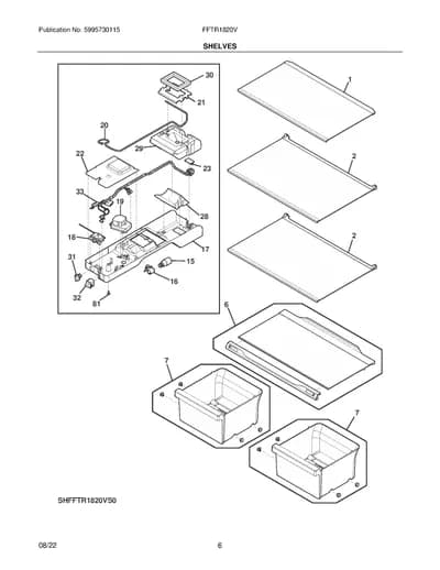 SHELVES