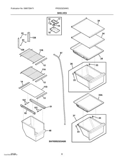 SHELVES