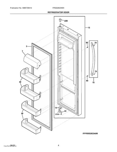 REFRIGERATOR DOOR