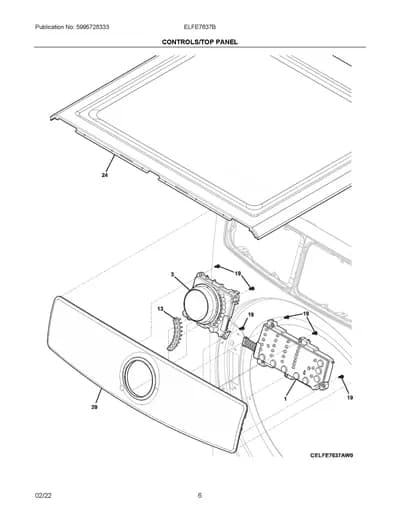 CONTROLS/TOP PANEL