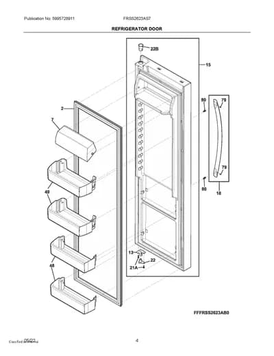REFRIGERATOR DOOR