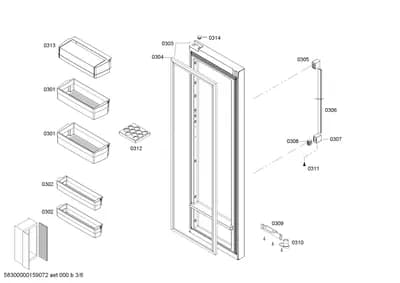 shelves trays, Seals & Gaskets (0301-0314)