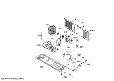 doors & housing, Fan Parts (0601-0620)