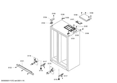 doors & housing, Bearings (0101-0122)