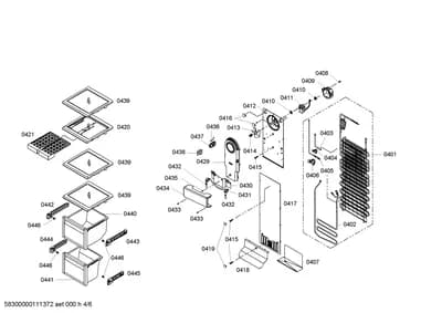 Door & Housing, Rails (0403-0446)