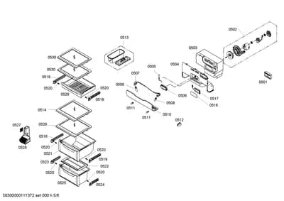 doors & housing, Rails (0501-0530)