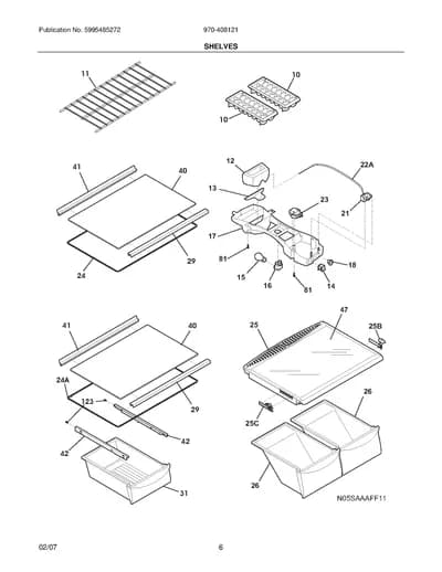 SHELVES