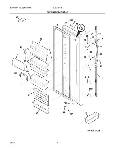 REFRIGERATOR DOOR