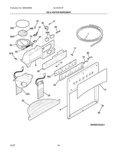 ICE & WATER DISPENSER
