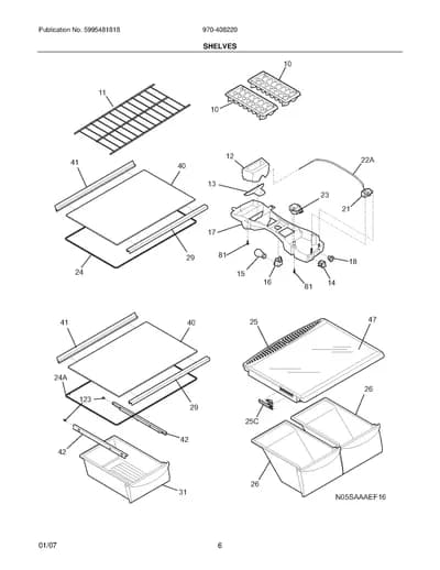 SHELVES