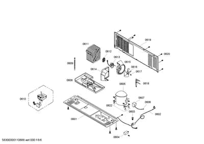 doors & housing, Fan Parts (0601-0620)
