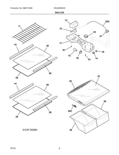 SHELVES