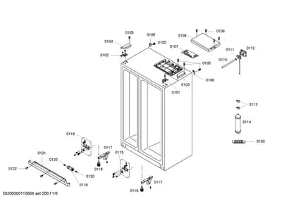 Bearings, doors & housing (0101-0150)