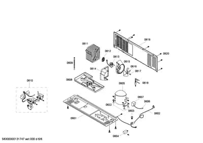 doors & housing, Fan Parts (0601-0620)