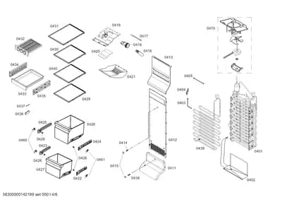 Rails, drawers (0403-0470)