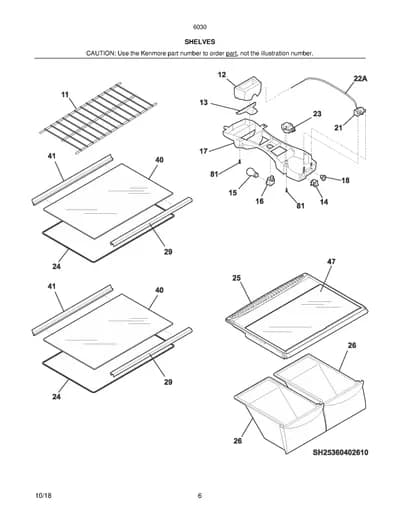 SHELVES