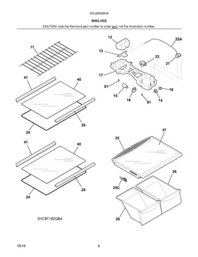SHELVES