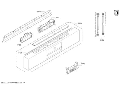 Handles & Knobs, Rails (0103-8102)