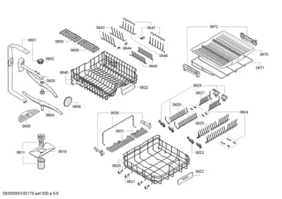 Baskets & Wheels, Spray Arms (0601-8102)