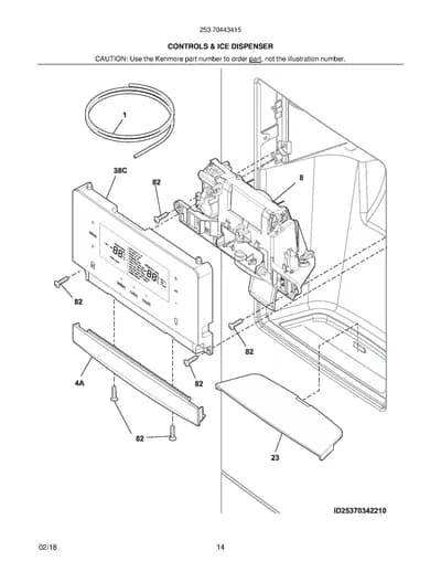 CONTROLS & ICE DISPENSER