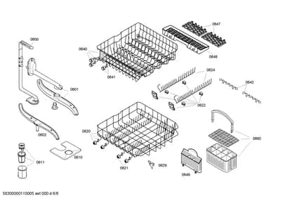Baskets & Wheels, Spray Arms (0600-0660)