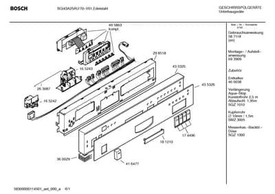 Seals & Gaskets, Door & Housing (0004-8100)