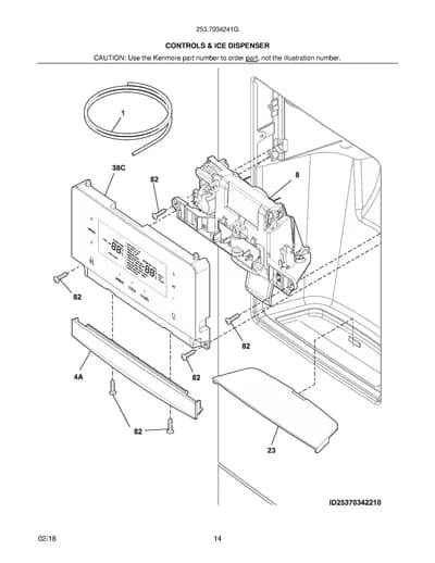 CONTROLS & ICE DISPENSER