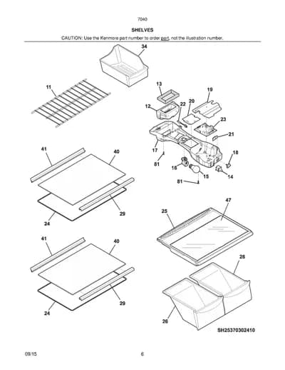 SHELVES