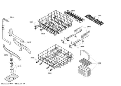 Baskets & Wheels, Bearings (0601-0614)