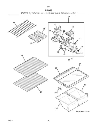 SHELVES