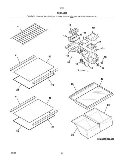 SHELVES