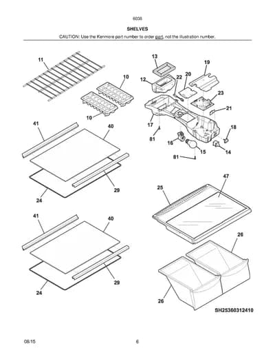 SHELVES