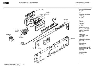 Baskets & Wheels, Door & Housing (0002-3020)