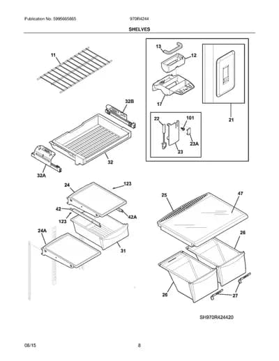 SHELVES