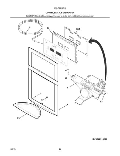 CONTROLS & ICE DISPENSER
