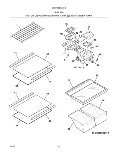 SHELVES