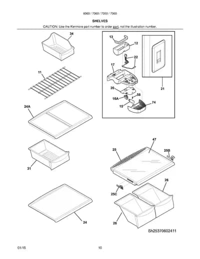 SHELVES