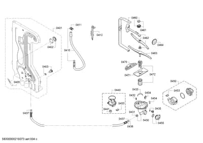 Door & Housing, Hoses (0402-0472)