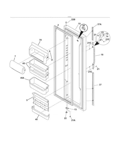 REFRIGERATOR DOOR