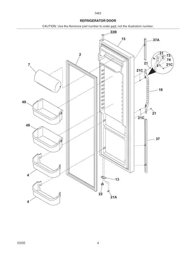 REFRIGERATOR DOOR