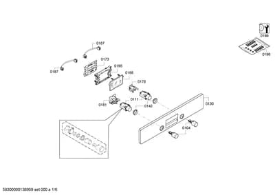 Screws, Fan Parts (0104-0199)
