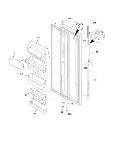 REFRIGERATOR DOOR