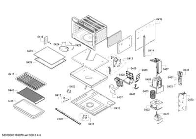 Door & Housing, Fan Parts (0401-0441)